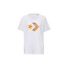 (WMNS) Canvas Shoes Logo Print Short-Sleeved White Women's 10020855-A01