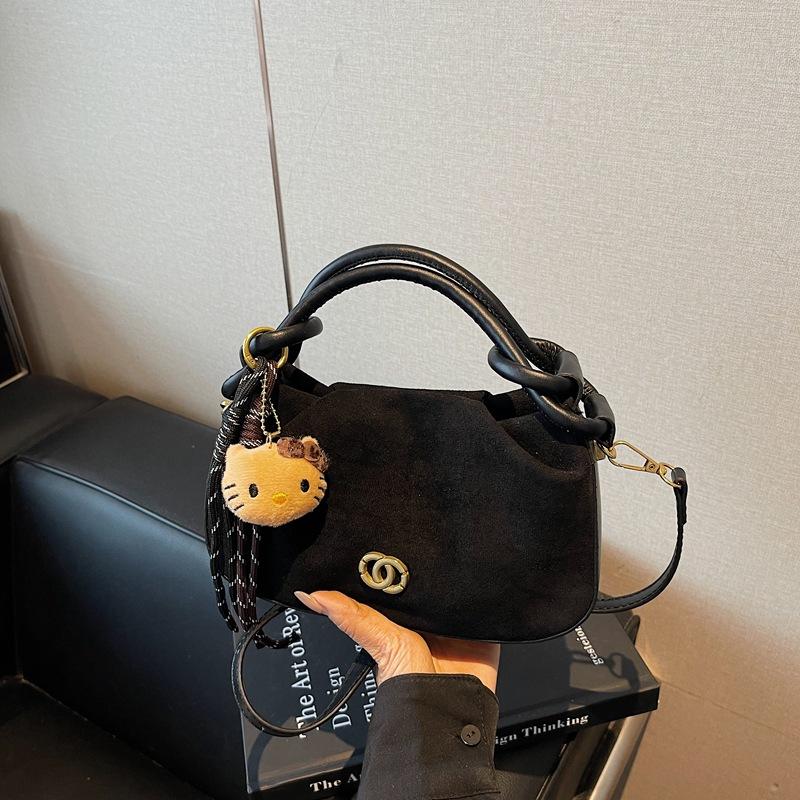 Handbag Bag Women's 2025 New Autumn and Winter Fashion High-end Sense Retro Commuter Women's Bag One Shoulder Crossbody Dumpling Bag