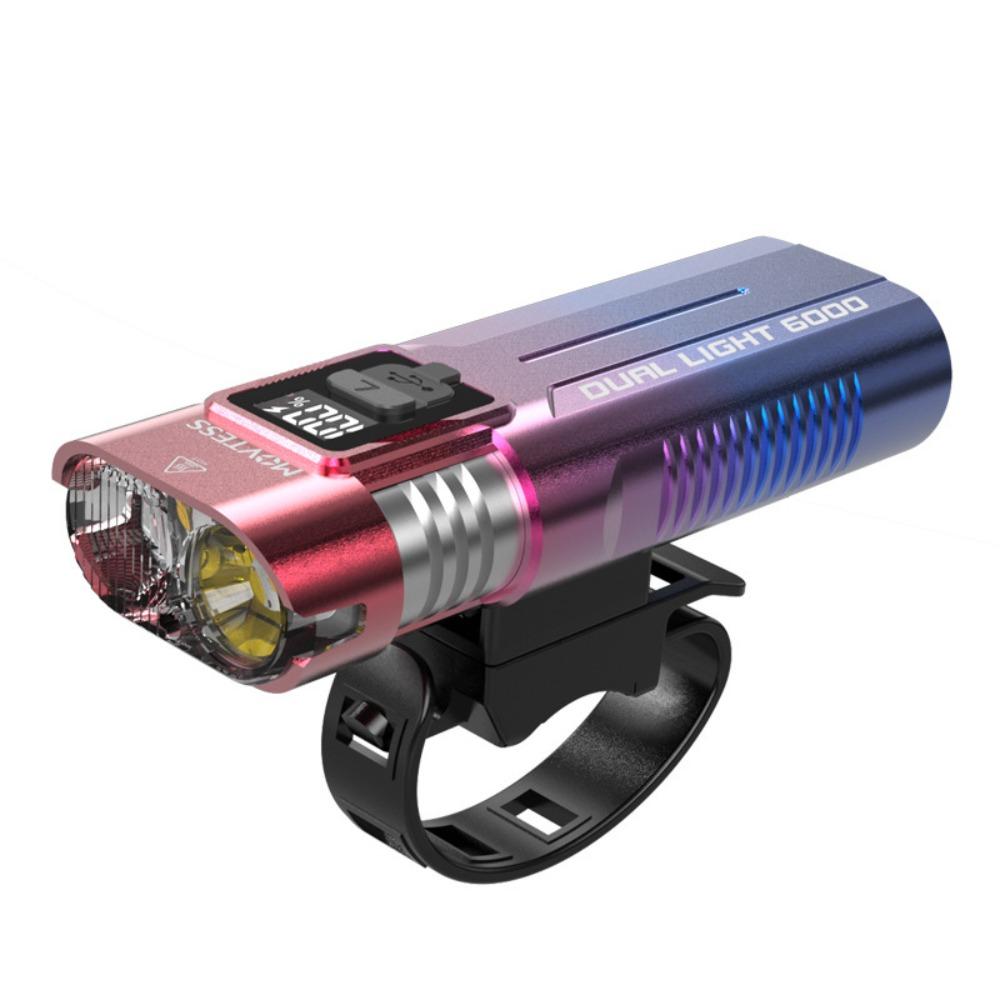 New Rechargeable LED Bike Light Waterproof Easy To Install Bike Flashlight Bicycle Light Outdoor