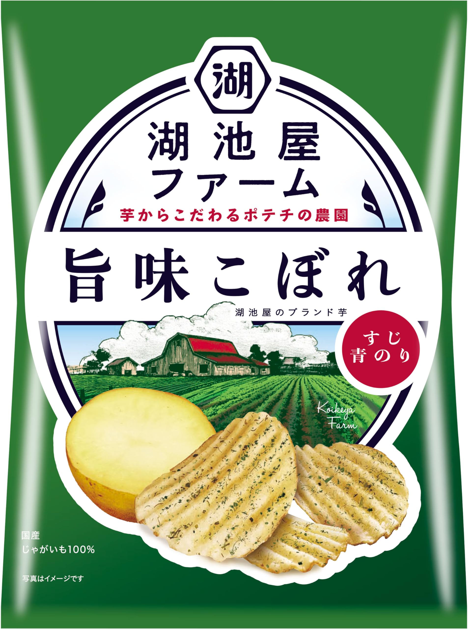 

Koikeya Koikeya Farm Умами Коборэ Полосатый Зеленый 55г x 12 пакетов Нори,