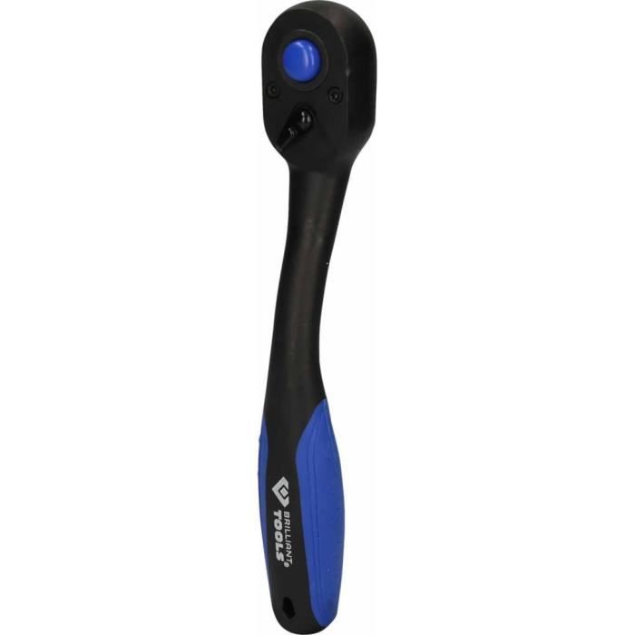 Cliquet 1/2'' - BRILLIANT TOOLS - BT022900 - Réversible - 72 Dents - Éjection Des Douilles