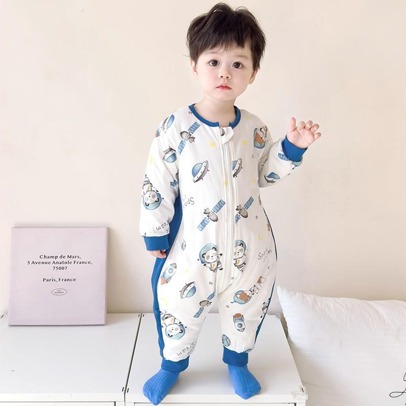 A-Class Cotton-Lined Baby Sleep Sack With Legs Toddlers 1-7 Years Winter Lightweight Sleeping Bag