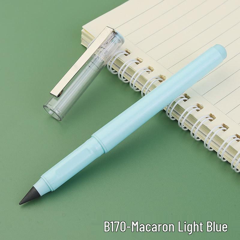 Black Tech Eternal Pencil: No Sharpening, No Ink, Break-Resistant Lead, Posture-Correcting Drawing Tool