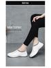 Comfortable Slip-On Soft Sole Women's Shoes - Large Size, Ultra-Light Flying Weave Design for Middle-Aged and Elderly, Spring/Summer 2025