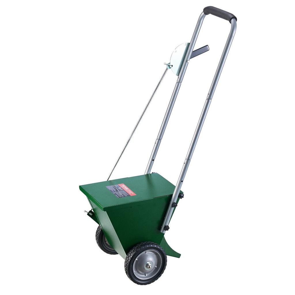 Dry Line Marker 2-Wheel 2 or 4 In Lines Heavy Duty Steel Chalker 25 Lbs