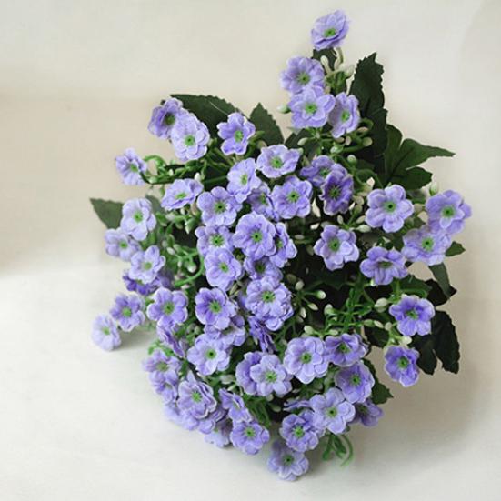 1Pc 6 Branches 36 Heads Simulation Silk Flower Milan DIY Art Wedding Home Decor