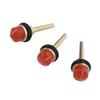 3PCS Coffee Machine Valve Pin Brass Silicone Drain Valve Pin and Head Gasket Repair Kit