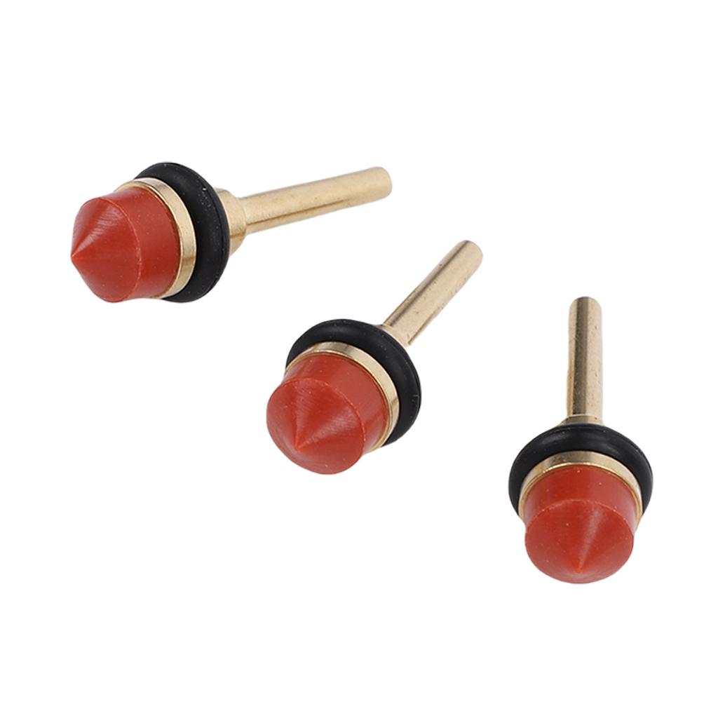 3PCS Coffee Machine Valve Pin Brass Silicone Drain Valve Pin and Head Gasket Repair Kit