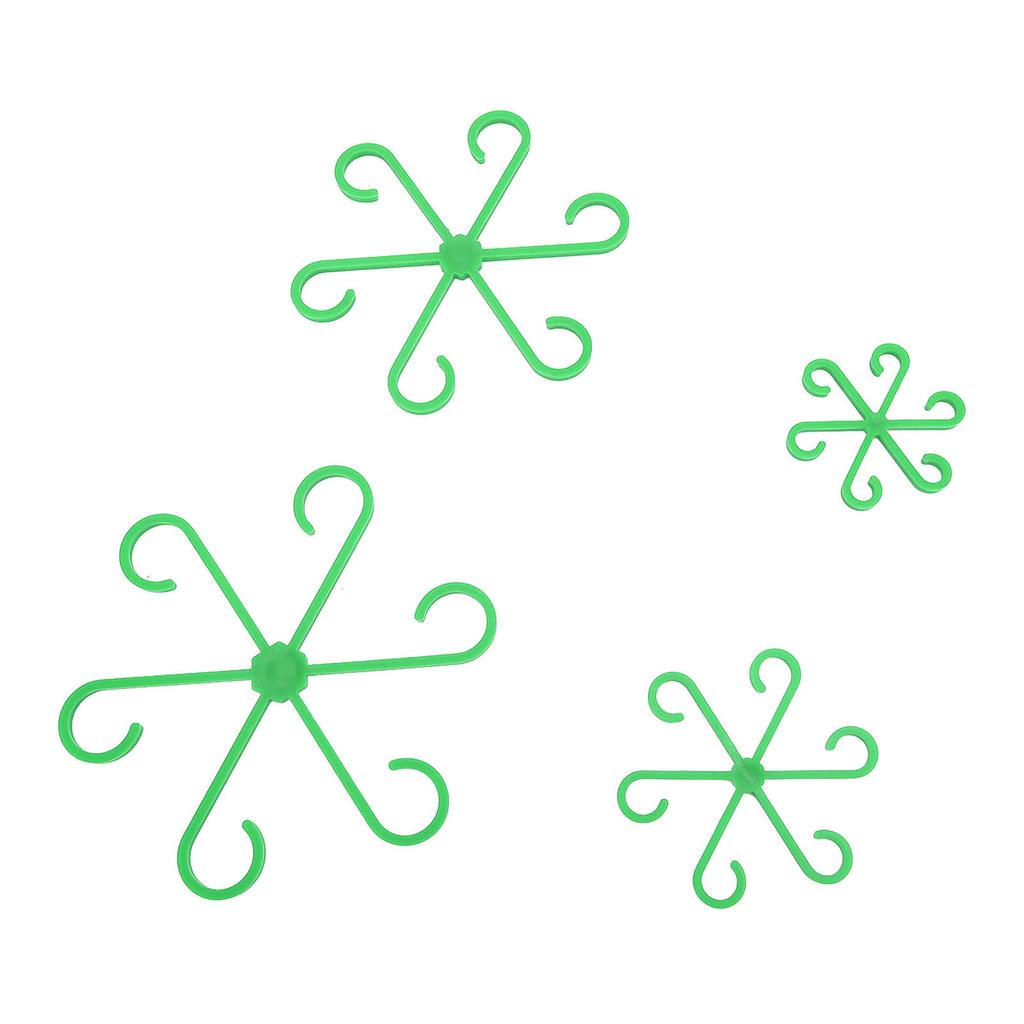 4Pcs Plants Stem Holders Set 4 Different Sizes Waterproof Reusable Portable Vine Support Clips for