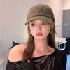 Level 4 Casual Leopard Print Baseball Cap for Women Niche Style Travel Brushed and Distressed Casualeasiest for Match Duck Tongue Hat To Show 