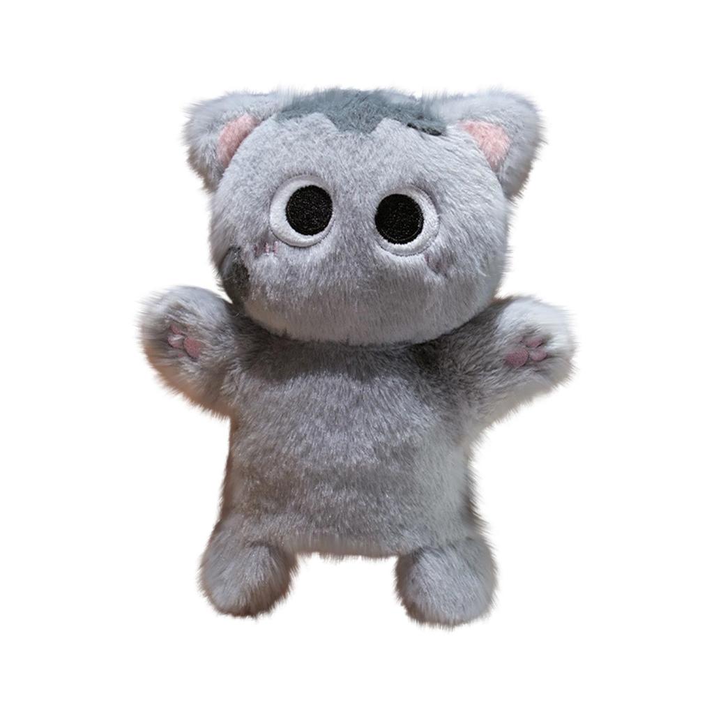 Cute Cats Hand Doll Plush Toy Doll Doll Cloth Doll Children's Gift Orange Cats Parent Child Game Interaction