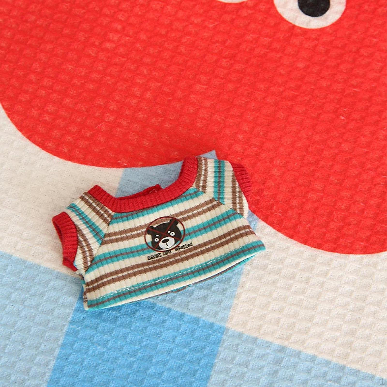 

Doll Apparel for , Holiday Presents, Outfit Accessories Decoration Stripes T Shirt