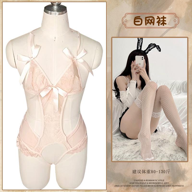 Sex underwear pure desire purple lace onesie sexy open crotch free temptation sex uniform