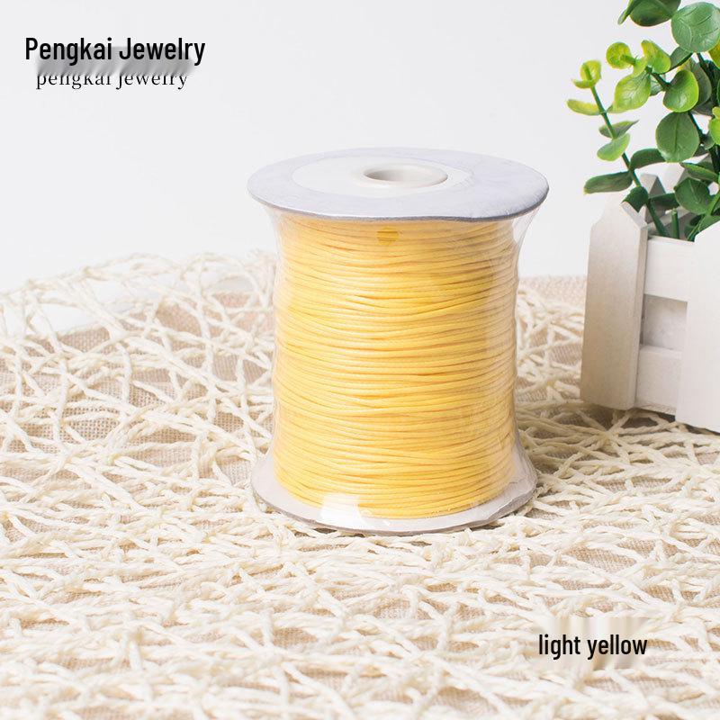 Colored Waxed Cord for DIY Bracelet and Necklace Making