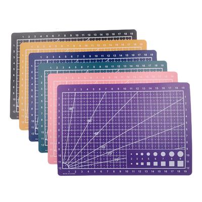 A3 A4 A5 Alfombrilla de Corte de PVC de un Lado Almohadilla de Corte para Patchwork para Mesa de Trabajo Patchwork Costura Manual DIY Cuchillo Grabado Corte de Cuero