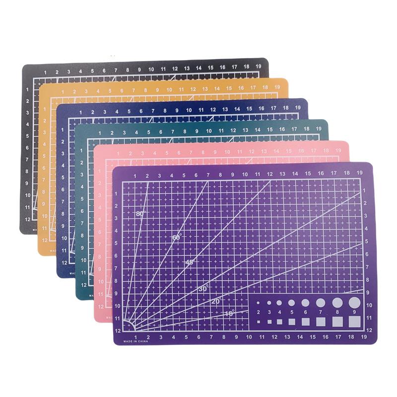 A3 A4 A5Pvc Cutting Mat Single Side Patchwork Cut Pad For Workbench Patchwork Sewing Manual Diy Knife Engraving Leather Cutting