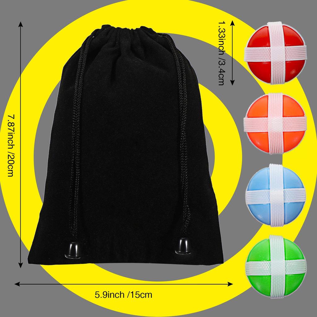20 Stück Klettbälle für Stoff-Dartscheibe, Dart Klettverschluss Sichere Sportbälle Spielzeug Darts Spielzubehör für Indoor- und Outdoor-Partyspiele
