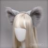 Fox Ears Headband Halloween Costume Accessory Wolf Ear Headpiece Cat Ear Headband for Party Props