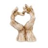 Skeleton Hand Figurine Halloween Gothic Love Heart Gesture Bone Hand