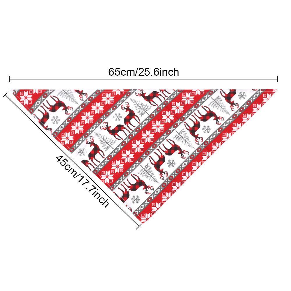 Nya Husdjurskostymtillbehör Tryckta haklappar Husdjursbandana Triangulär halsduk Hundkatt Halsband