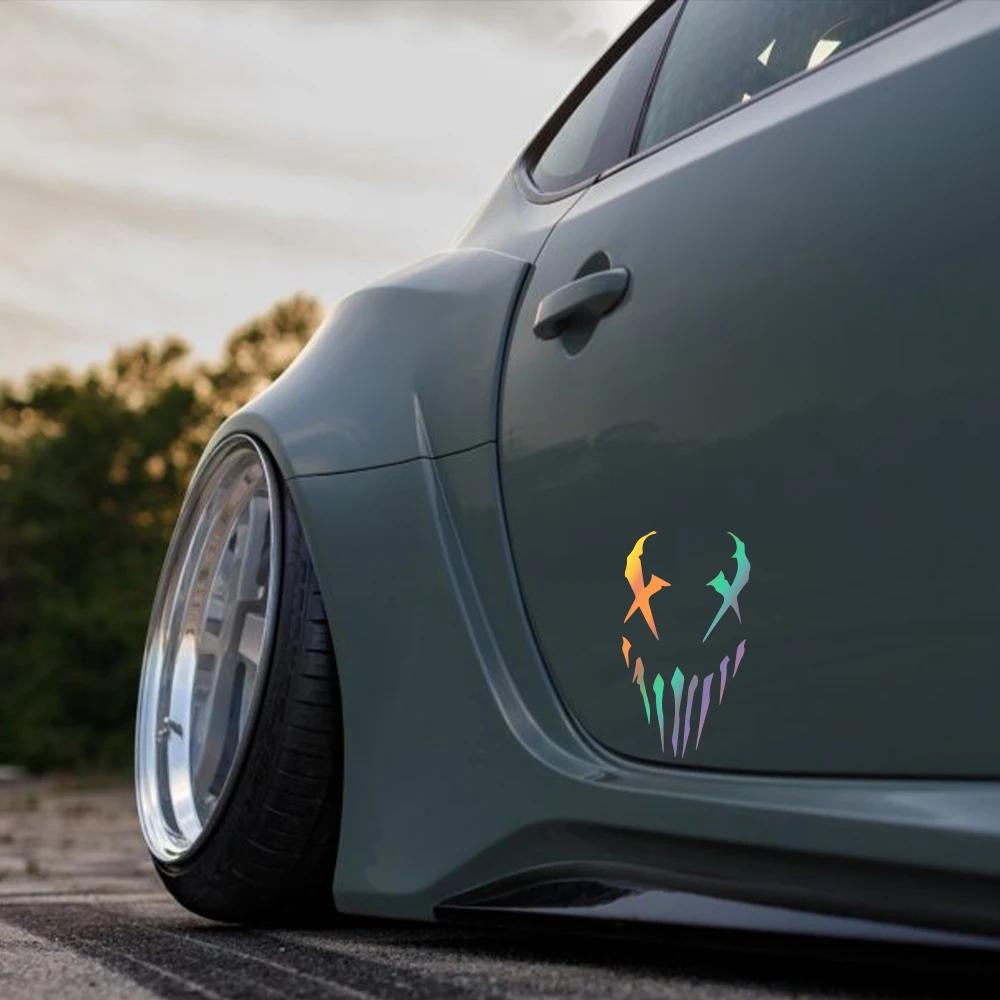 Car Sticker Devil Pattern Window Windshield Door Laptop Truck Decals Self-Adhesive Vinyl Graphics Motorcycle Decor Accessories