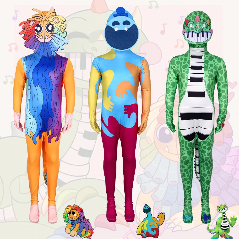 Playtime4 Cosplay Poppy Monster Costume Halloween Performance Costume Jumpsuit