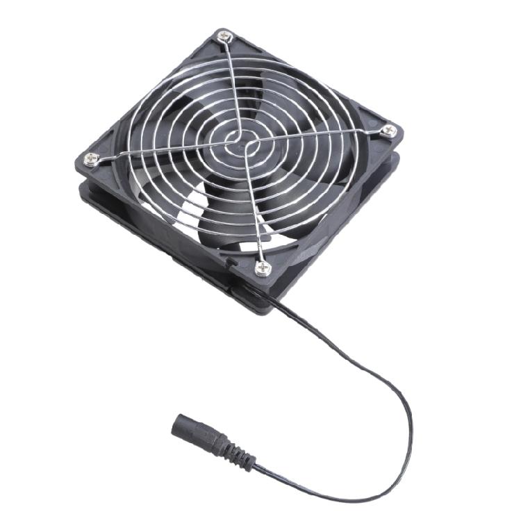 Convenient Solar Powered 12V Exhaust Fan for Efficient Cooling In Greenhouses Attics with Sturdy ABS Material