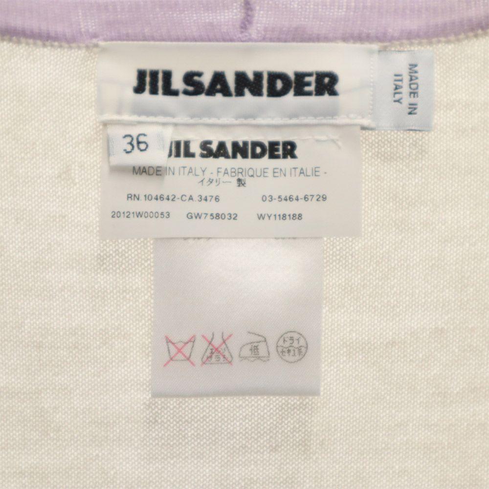 Jil Sander Made In Italy Cashmere Blend Knit Best 36 Beige Women Used