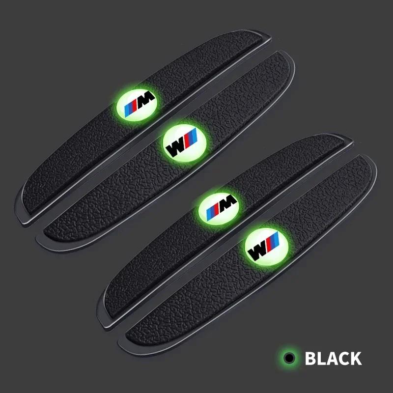 4pc Car Styling Luminous Door Edge Anti-collision Bumper Strip Sticker For BMW E46 E85 E60 F10 E39 F30 E36 F20 E87 E90 E70 X3 X5