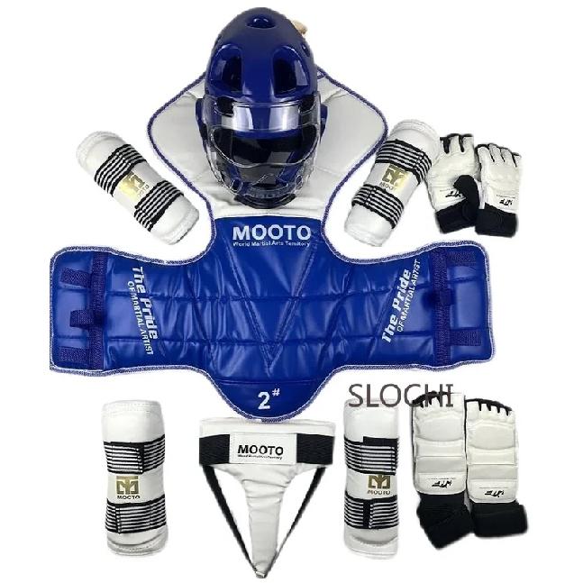 Thicken Competition Martial Arts Combat Protective Children's Boxing Taekwondo Protective Gear Actual Combat Equipment Full Set