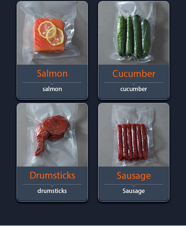 Compact Vacuum Sealer for Snacks: Automatic Sealing Machine for Household Packaging and Preservation