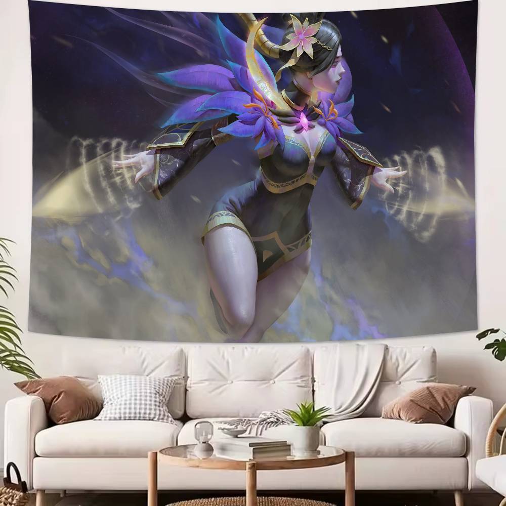 Large Cool Fashion XL Dota 2 Gaming Tapestry Popular Room Decoration Wall Tapestry Art Room Home Decor Wall Art Decor