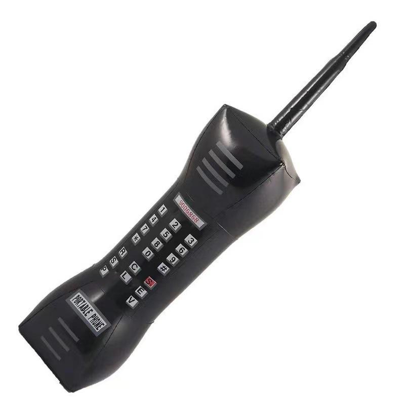 Children's PVC Inflatable Musical Instrument Toys Set - Guitar & Microphone Props for Stage Parties.