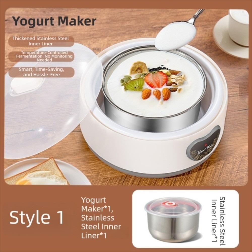 Easy To Clean Yogurt Maker 1/5/9-cup Ice Cream Pudding Maker Household Use