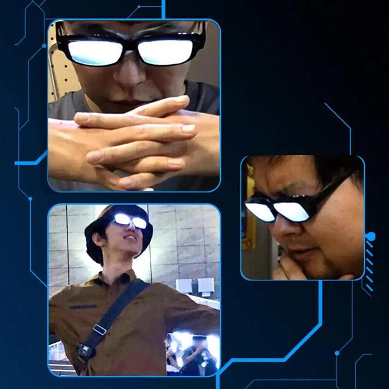 LED-Technologie Leuchtende Brillen Lustige Persönlichkeit Performance-Brillen Cosplay-Requisiten KTV Bar Party Dekoration Geschenke