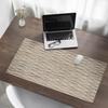 Gaming Mouse Pad and Keyboard Pad Braided Natural 100X50 Cm