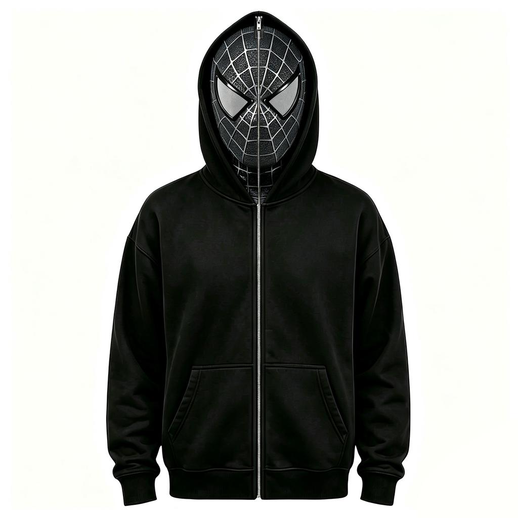 Women's Halloween Graphic Print Zip Up Hoodie Casual Long Sleeve Sweatshirt for Parties and Everyday Wear