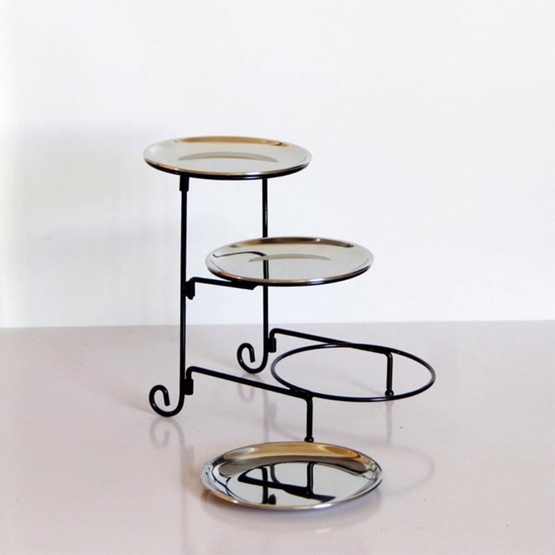 Elegant 3 Tiered Cake Display Stand Detachable Sweet Holder Serving Platter for Dessert Cupcakes Fruits and Snacks