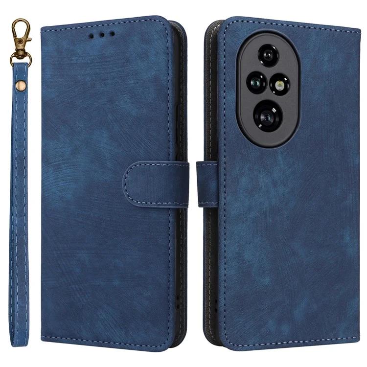 

For Honor 200 Pro 5G Case Leather RFID Blocking Card Slot Folio Phone Cover