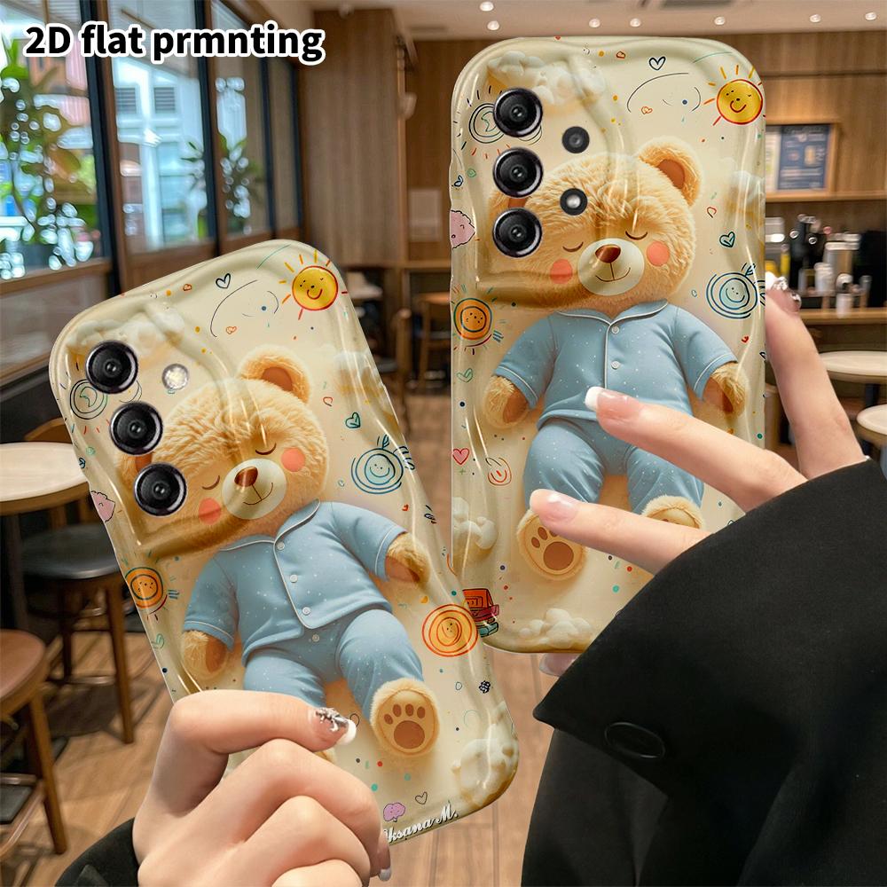 Phone Case: 2D Flat Samsung Galaxy A34 A35 S20 S22 S21 FE Plus Ultra Protective Case, Wear Pajamas To Sleep, Christmas and Halloween Gifts