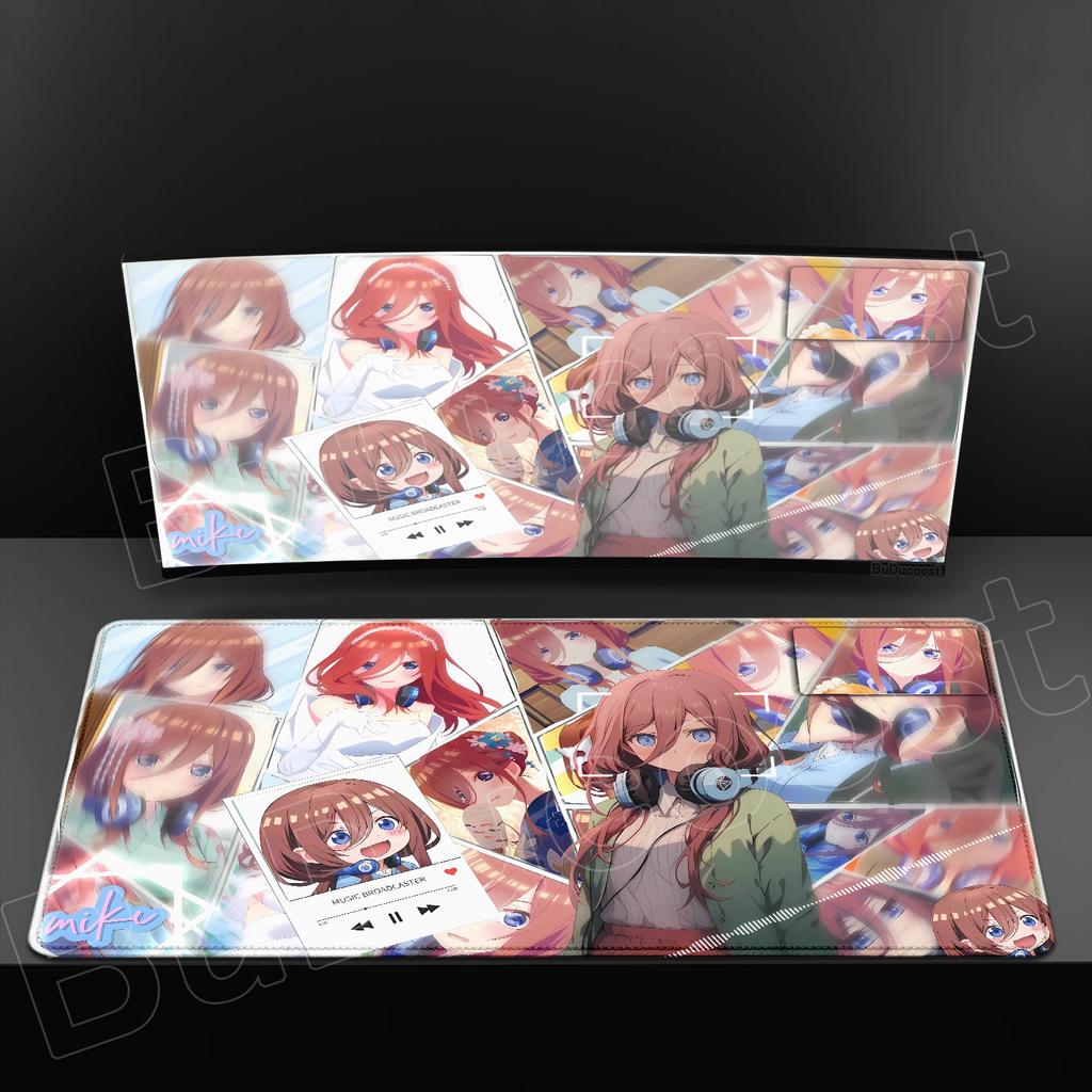 Hd Printing Quintessentials Quintuplets Mouse Pad Computer Gamer Locking Edge NonSlip Mouse Pad Anime Girl Keyboard Pc Desk Pad