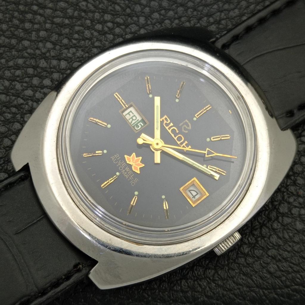 VINTAGE RICOH R31 AUTOMATIC JAPAN MENS ORIGINAL DIAL WATCH a701957-5 R207-a701957