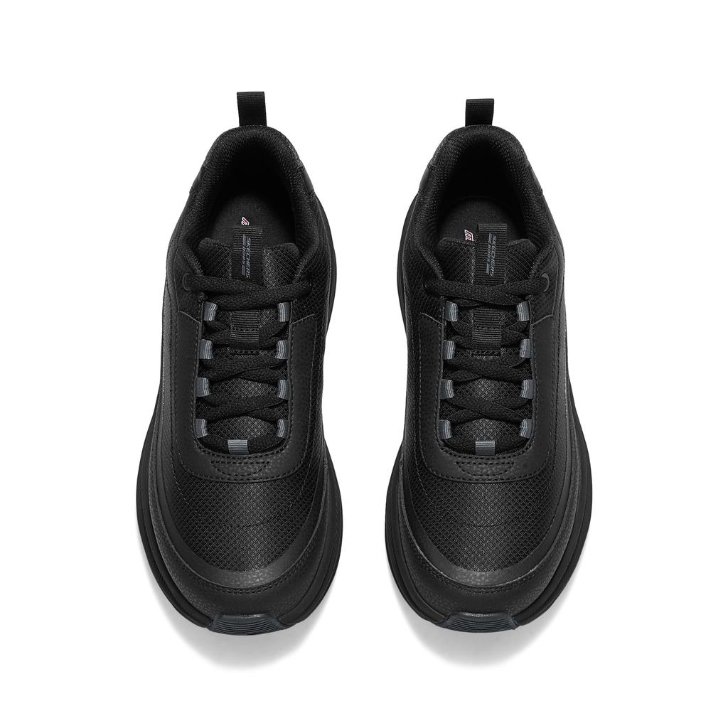 Skechers Bobs Skillz Comfortable Versatile PU Mesh Breathable Height-Increasing Running Shoes Men sneakers Black 118440-BBK