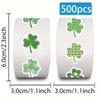 500pcs Four-Leaf Clover St. Patrick's Day Roll Stickers Phone Scrapbook Luggage Guitar Helmet DIY Graffiti Aesthetic Decals