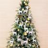 Acryl Transparent Elch Anhänger Weihnachtsdekoration Elch Ornamente Kleiner Baum Atmosphäre Layout Anhänger