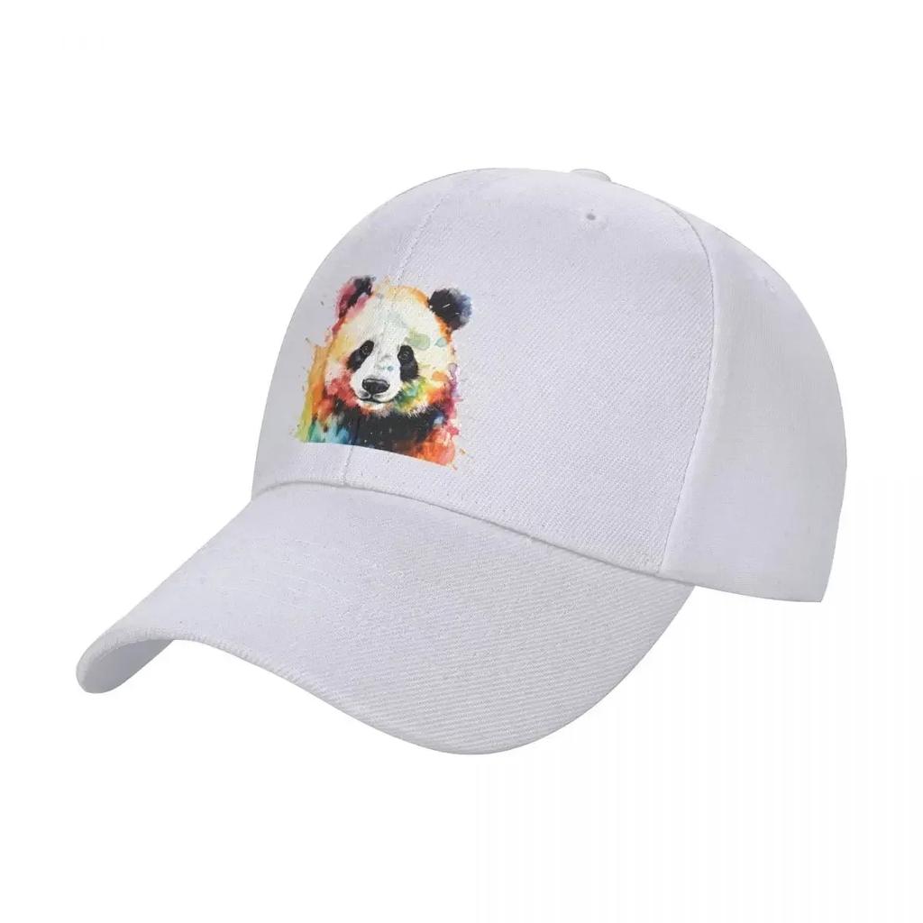 Rainbow Panda Bear: Joy in colors Baseball Cap dad hat Bobble Hat Visor Golf Men Women's