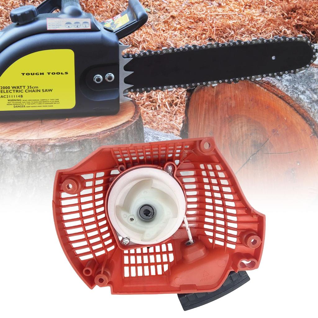 Recoil Starter Assembly Compatibles for Chainsaw Models 435 435E 440 440E Durable and Easy To Install Pull Start Replace