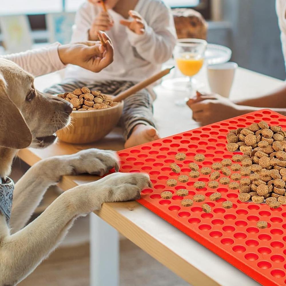 468-Cavity Mini Round Silicone Chocolate Drops Mold Dog Treats Pan Semi Sphere Gummy Candy Moulds Ganache Jelly Caramels Cookies