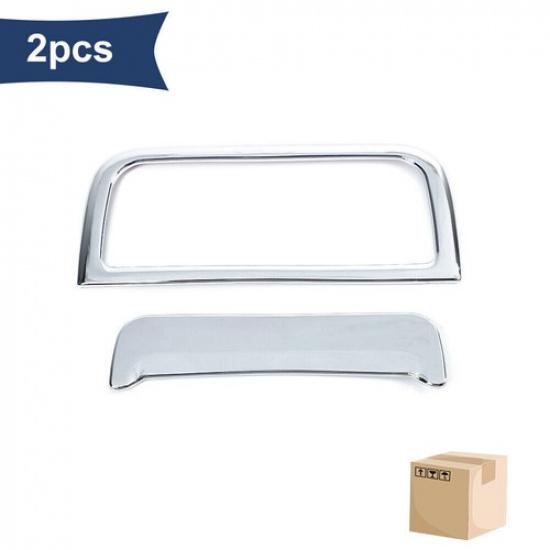 Chrome Inner Armrest Box Switch Trim Cover For Chevy Silveradogmcsierra 14-18