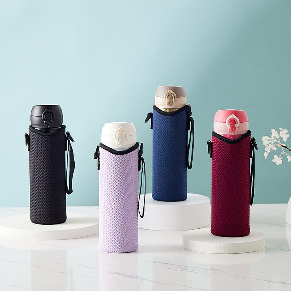Insulated Neoprene Water Bottle Holder Bag Case 750ML Bottle Pouch Adjustabl Shoulder Strap Water Bottle Carrier Pouch Cover
